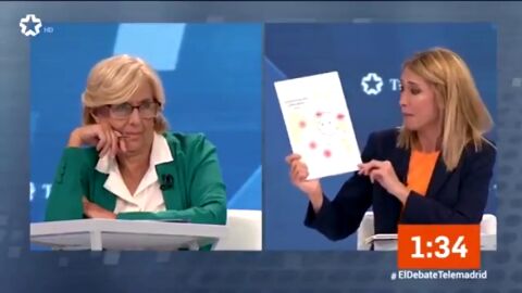 El debut de Silvia Saavedra (Cs) que deja perpleja a Carmena: acusa a Madrid Central de subir los "niveles de nitr&oacute;geno"