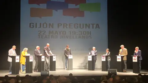 Debate electoral en el Teatro Jovellanos de Gijón Organizado por la Federación de Vecinos