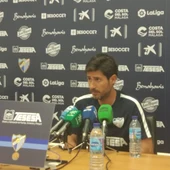 Víctor Sánchez del Amo, entrenador del Málaga CF Víctor Sánchez del Amo, entrenador del Málaga CF