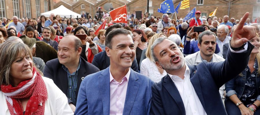 Pedro Sánchez, en un acto en Barcelona Pedro Sánchez, en un acto en Barcelona