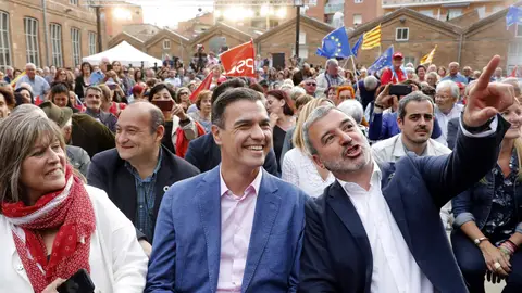 Pedro Sánchez, en un acto en Barcelona Pedro Sánchez, en un acto en Barcelona