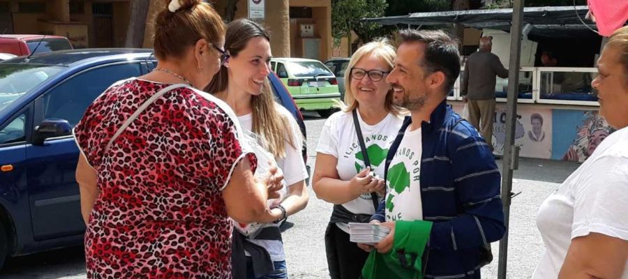 Cristina Martínez y Fernando Durá, de Ilicitanos por Elche. Cristina Martínez y Fernando Durá, de Ilicitanos por Elche.