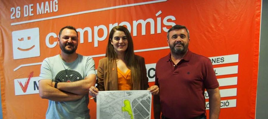 Alejandro Escalada, Mireia Mollà y José Manuel Penalva, alcaldables de Compromís. Alejandro Escalada, Mireia Mollà y José Manuel Penalva, alcaldables de Compromís.