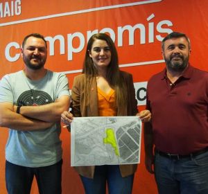 Alejandro Escalada, Mireia Mollà y José Manuel Penalva, alcaldables de Compromís. Alejandro Escalada, Mireia Mollà y José Manuel Penalva, alcaldables de Compromís.