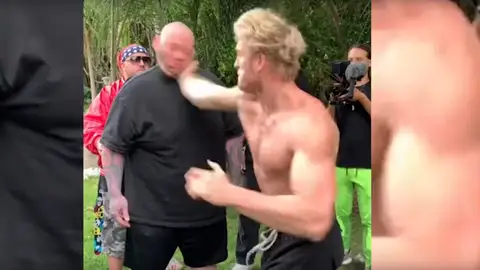 Guantazo de Logan Paul Guantazo de Logan Paul
