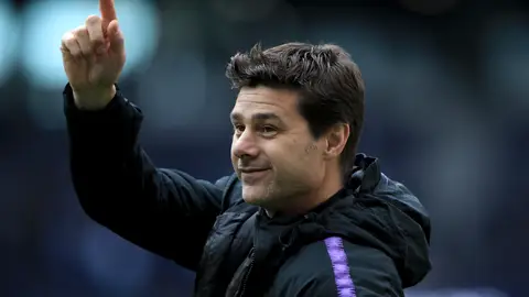 Pochettino, entrenador del Tottenham Pochettino, entrenador del Tottenham