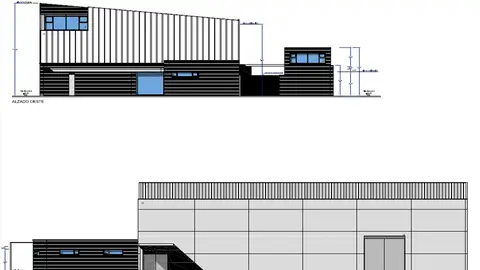 Planos del proyecto del pabellón deportivo que se construirá en Las Casas Planos del proyecto del pabellón deportivo que se construirá en Las Casas