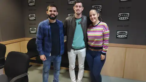 Carlos Gómez, el actor Fran Ros y la bailarina Jennifer Peinado Carlos Gómez, el actor Fran Ros y la bailarina Jennifer Peinado