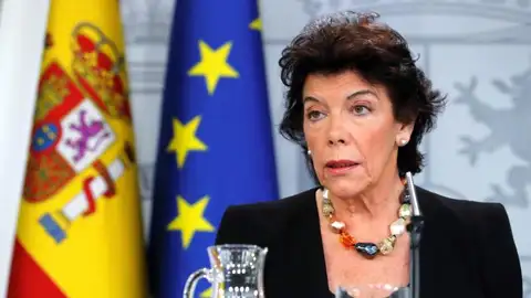 La ministra portavoz, Isabel Celaá La ministra portavoz, Isabel Celaá