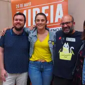 Antonio García, Mireia Mollà, Felip Sánchez y Esther Díez, candidatos de Compromís per Elx Antonio García, Mireia Mollà, Felip Sánchez y Esther Díez, candidatos de Compromís per Elx