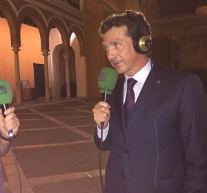 Guillermo Amor con Edu Pidal. Guillermo Amor con Edu Pidal.