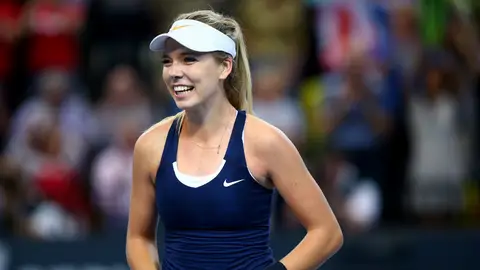 Katie Boulter, en un partido Katie Boulter, en un partido