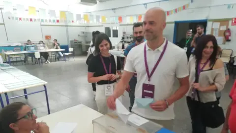 José Vicente Bustamante, candidato de Podemos Elche. José Vicente Bustamante, candidato de Podemos Elche.