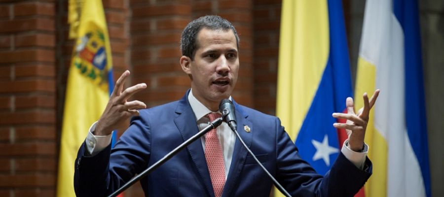 El jefe del Parlamento venezolano, Juan Guaidó El jefe del Parlamento venezolano, Juan Guaidó