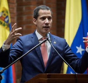 El jefe del Parlamento venezolano, Juan Guaidó El jefe del Parlamento venezolano, Juan Guaidó