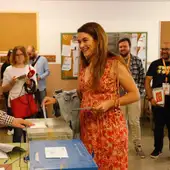 Mireia Mollà, candidata de Compromís per Elx. Mireia Mollà, candidata de Compromís per Elx.