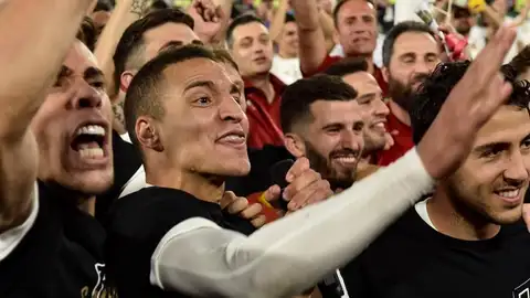 El delantero del Valencia, Rodrigo Moreno. El delantero del Valencia, Rodrigo Moreno.