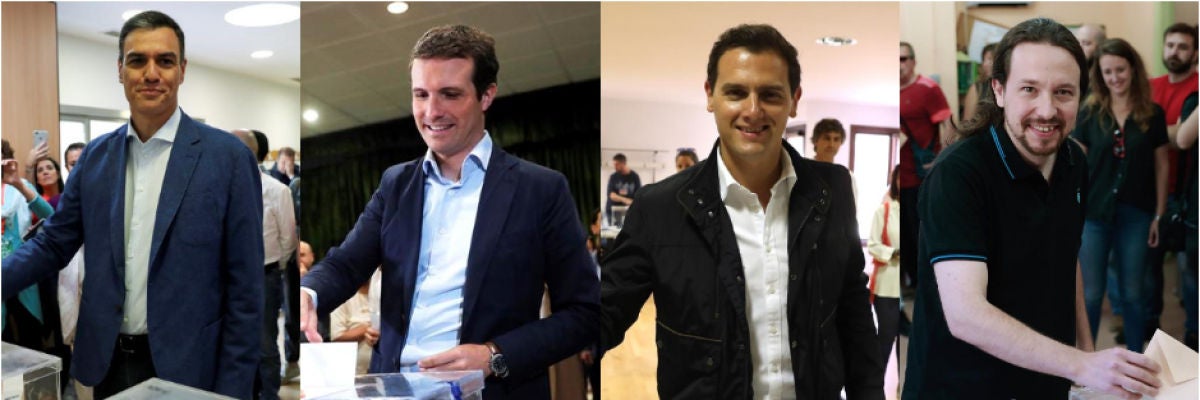 Sánchez, Casado, Rivera e Iglesias Sánchez, Casado, Rivera e Iglesias
