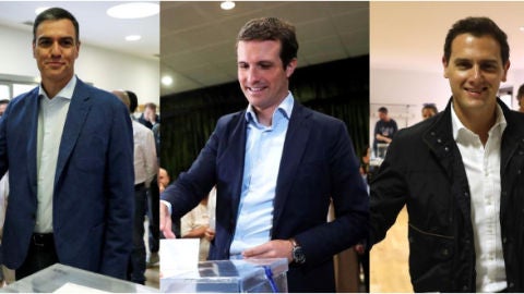 S&aacute;nchez, Casado, Rivera e Iglesias