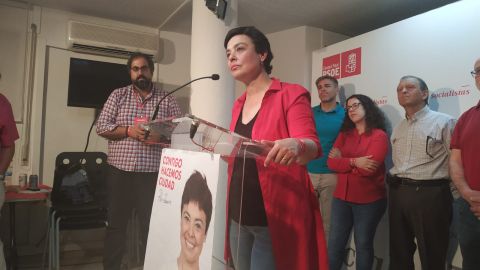 Pilar Zamora, candidata del PSOE