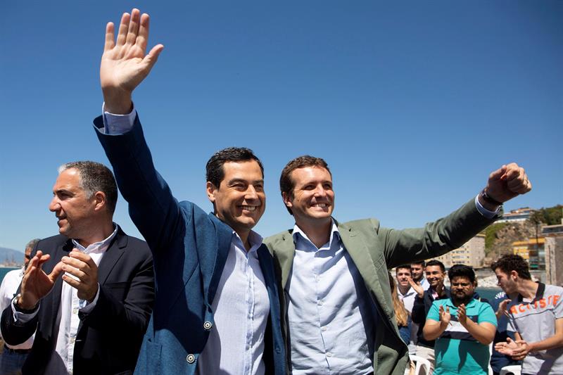 Juanma Moreno pide al PP no perder su personalidad de partido de centro-derecha Juanma Moreno pide al PP no perder su personalidad de partido de centro-derecha