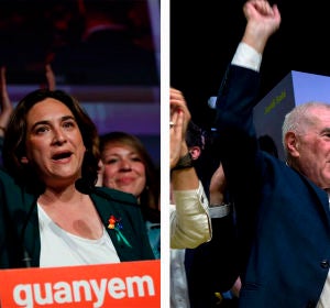 Ada Colau y Ernest Maragall. Ada Colau y Ernest Maragall.