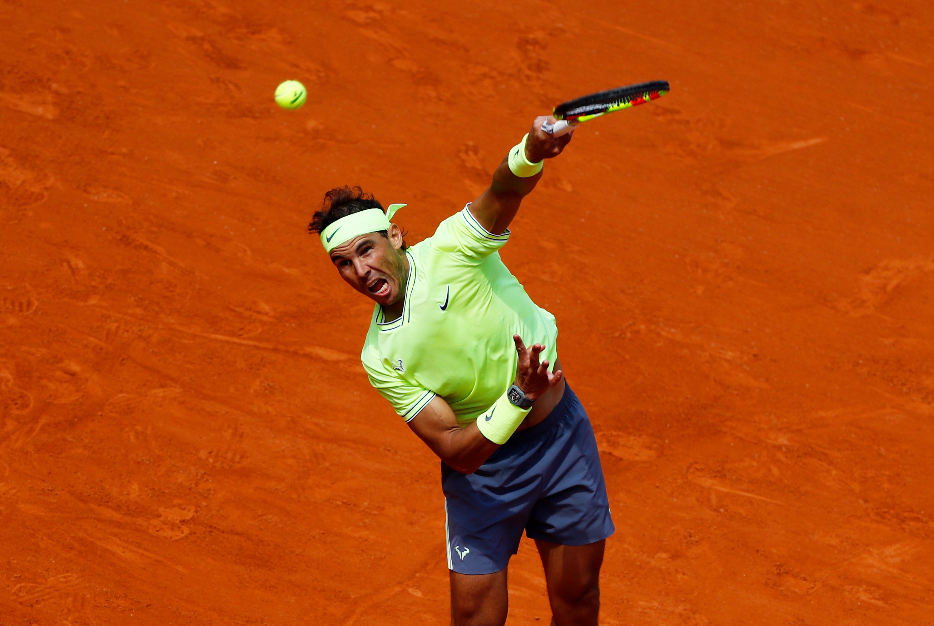 Rafa Nadal debuta en Roland Garros con una sólida victoria contra Hanfmann Rafa Nadal debuta en Roland Garros con una sólida victoria contra Hanfmann