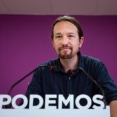  El secretario general de Podemos, Pablo Iglesias