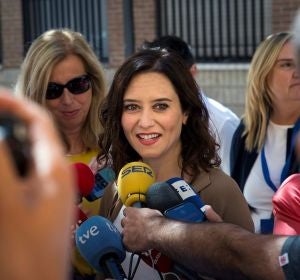Isabel Díaz Ayuso ante los medios Isabel Díaz Ayuso ante los medios