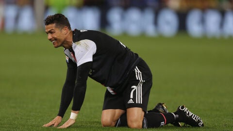 Cristiano Ronaldo, durante un partido con la Juventus