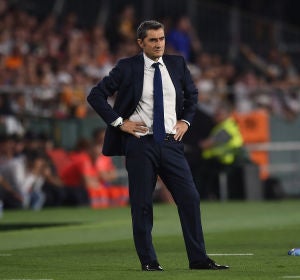Ernesto Valverde, durante un partido Ernesto Valverde, durante un partido