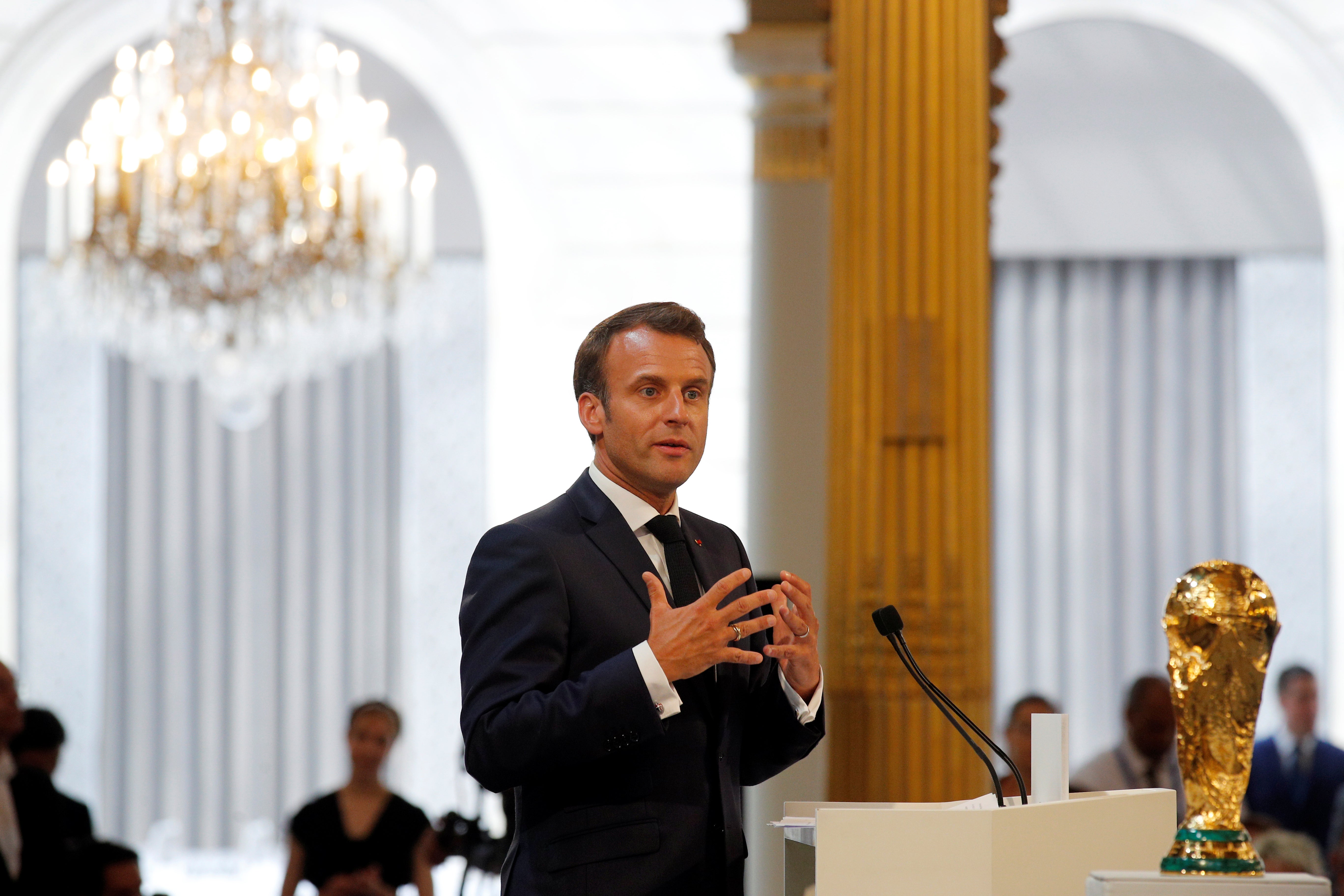 Macron critica los planes de futuro de la Champions League: "Hay que defender a nuestros clubes" Macron critica los planes de futuro de la Champions League: "Hay que defender a nuestros clubes"