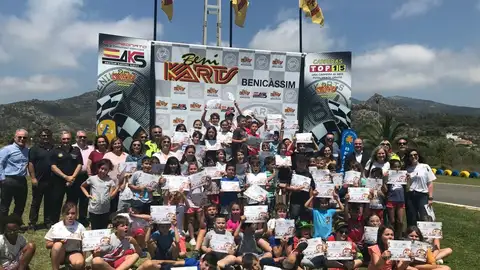 Cierre del curso de Educación Vial en Benikarts, Benicàssim. BENIKARTS