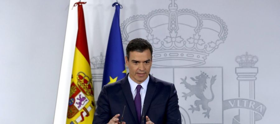 Pedro Sánchez, desde la Moncloa Pedro Sánchez, desde la Moncloa