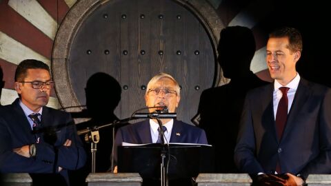  El eldense Pepe Blanes pregon&oacute; anoche las fiestas de Moros y Cristianos 2019 de Elda.