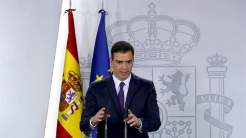 El presidente del Gobierno en funciones, Pedro S&aacute;nchez