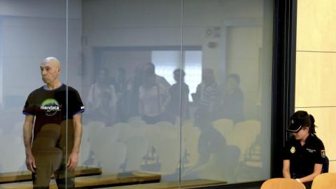 El hist&oacute;rico dirigente de ETA Santiago Arrospide Sarasola, "Santi Potros", durante el juicio