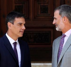 El rey Felipe VI y Pedro Sánchez El rey Felipe VI y Pedro Sánchez