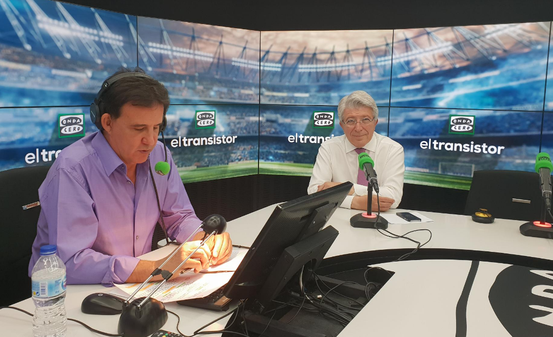 Enrique Cerezo: "Antic trajo su sonrisa a una época complicada del Atlético" Enrique Cerezo: "Antic trajo su sonrisa a una época complicada del Atlético"