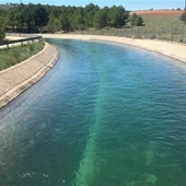 Canal de un trasvase. Canal de un trasvase.