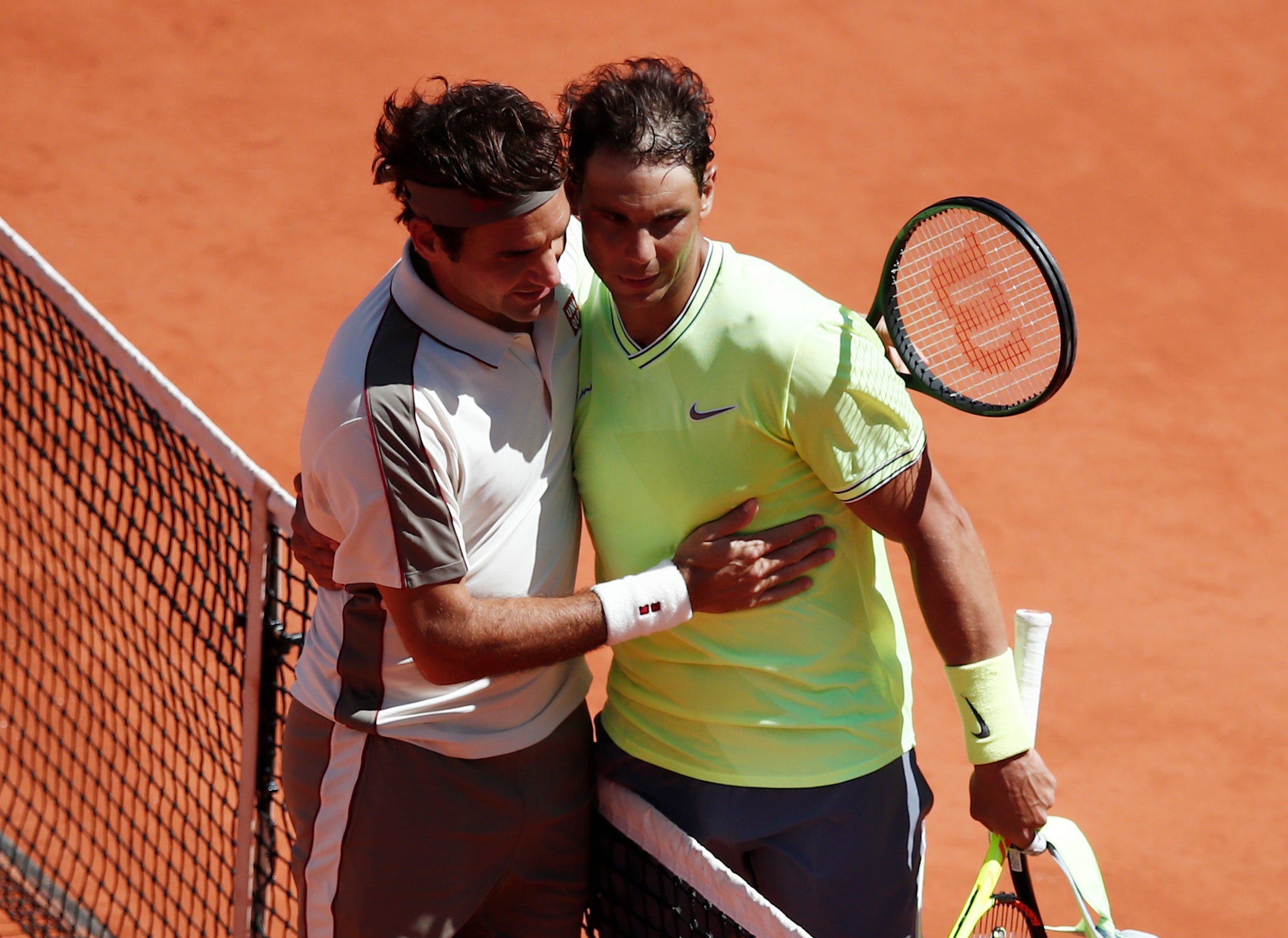 Rafa Nadal: "Federer es el mayor rival de toda mi carrera, por suerte no hay dos como él" Rafa Nadal: "Federer es el mayor rival de toda mi carrera, por suerte no hay dos como él"