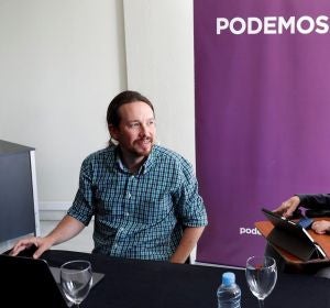 El líder de Podemos Pablo Iglesias, y Pablo Echenique exsecretarío de organización de Podemos El líder de Podemos Pablo Iglesias, y Pablo Echenique exsecretarío de organización de Podemos