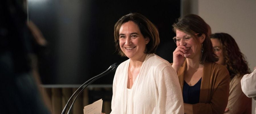 Ada Colau en una rueda de prensa Ada Colau en una rueda de prensa