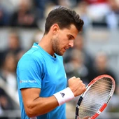 Dominic Thiem celebra su victoria Dominic Thiem celebra su victoria