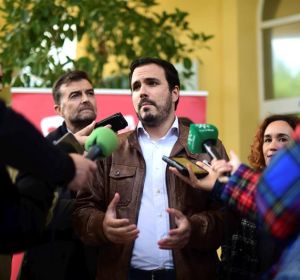 El líder de IU, Alberto Garzón El líder de IU, Alberto Garzón