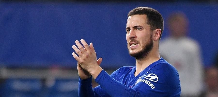 Eden Hazard, en un partido con el Chelsea Eden Hazard, en un partido con el Chelsea