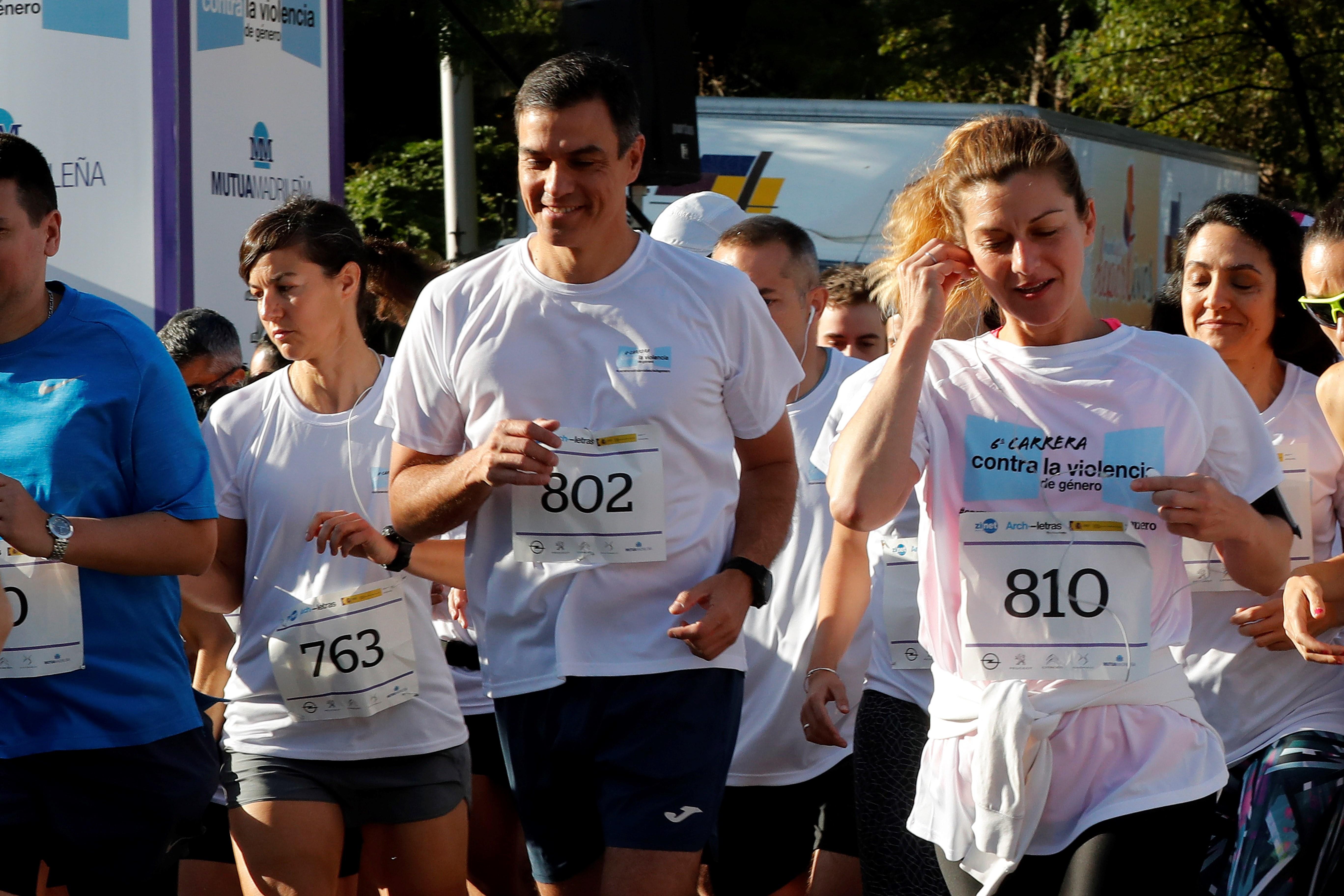 Sánchez corre contra la violencia de género, la expresión "más cruel, más brutal" de desigualdad contra las mujeres Sánchez corre contra la violencia de género, la expresión "más cruel, más brutal" de desigualdad contra las mujeres