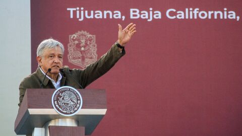 El presidente de M&eacute;xico Andr&eacute;s Manuel L&oacute;pez Obrador
