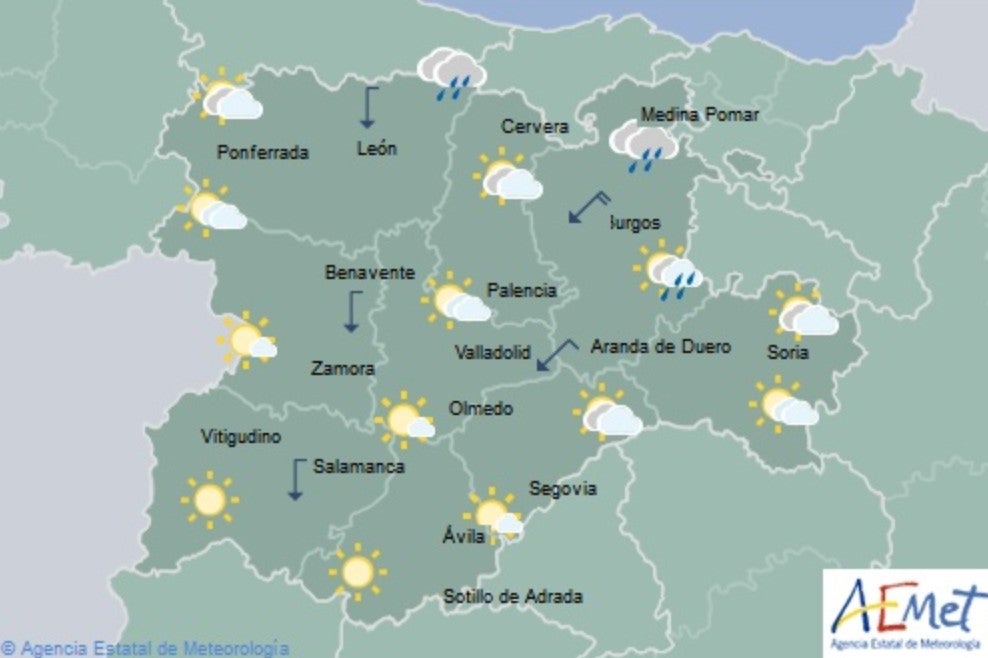 El Tiempo para las próximas horas El Tiempo para las próximas horas