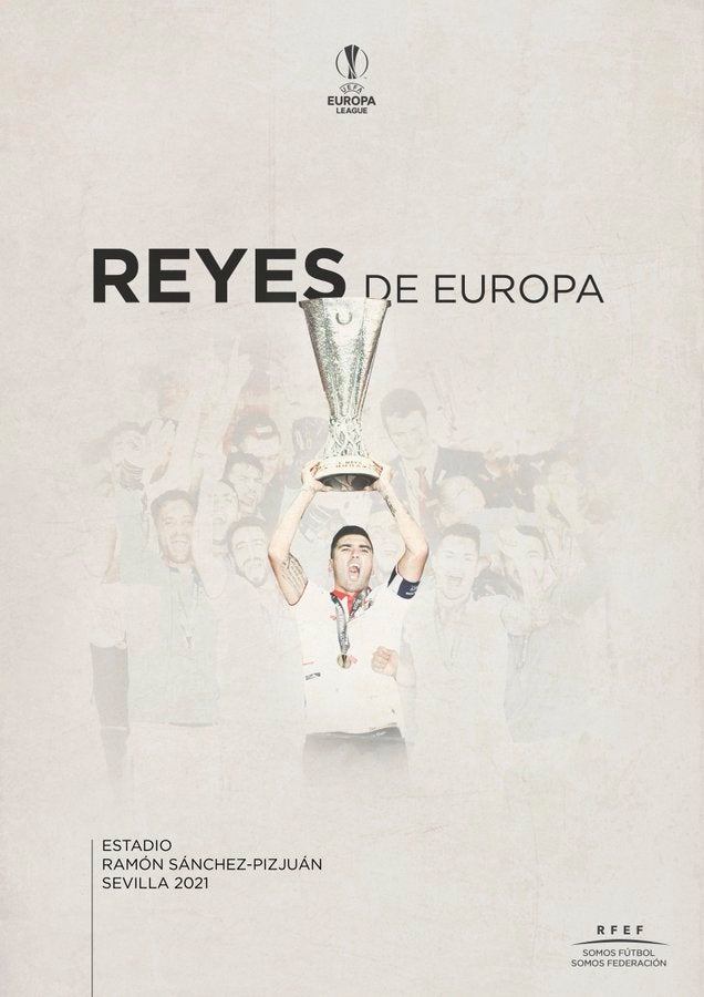 El Sánchez Pizjuán, candidato para acoger la final de la Liga Europa 2021 bajo el lema 'Reyes de Europa' El Sánchez Pizjuán, candidato para acoger la final de la Liga Europa 2021 bajo el lema 'Reyes de Europa'